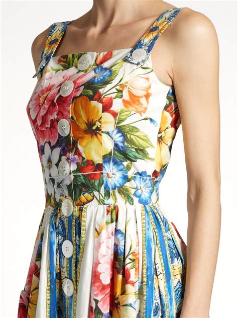 dolce gabbana majolica dress|majolica sleeveless mini dress.